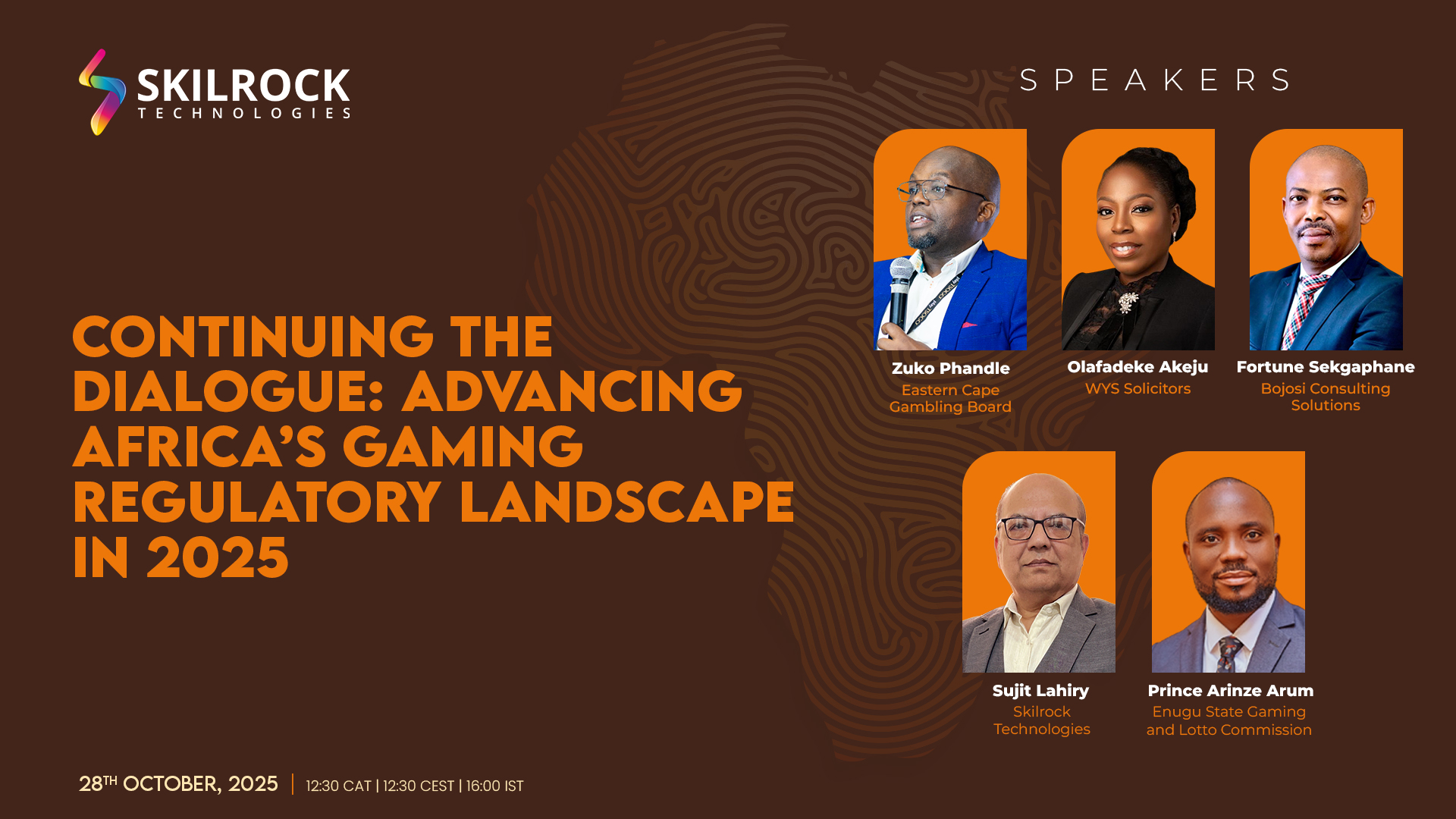 4 people in front of a screen that shows CRM and gaming related graphs and charts